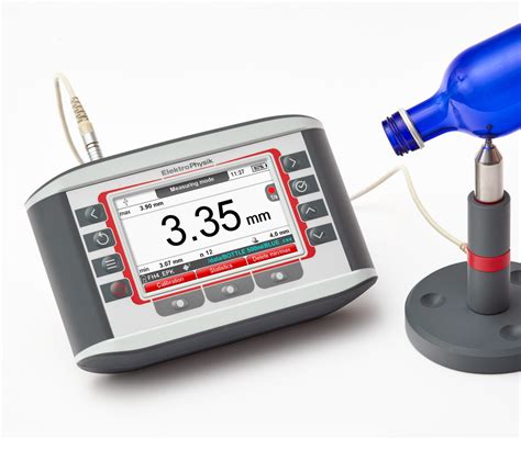 non destructive wall thickness measurement metallic glass|Wall Thickness Measurement Gauge – MiniTest 7400FH.